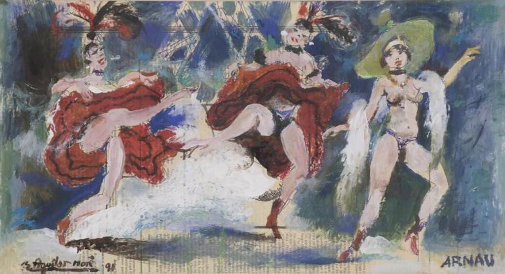 Ramón Aguilar Moré comparable auction result: ram n aguilar mor 1924 2015 cabaret scene 1991