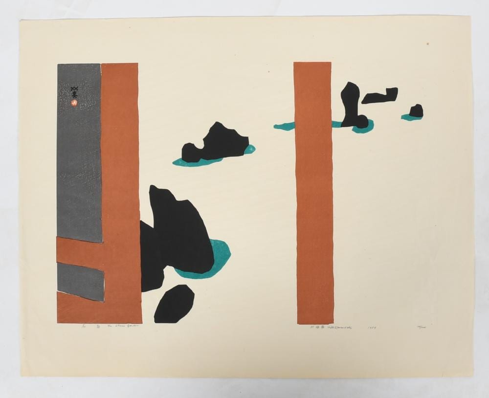 Hide Kawanishi comparable auction result: hide kawanishi 1894 1965 woodcut