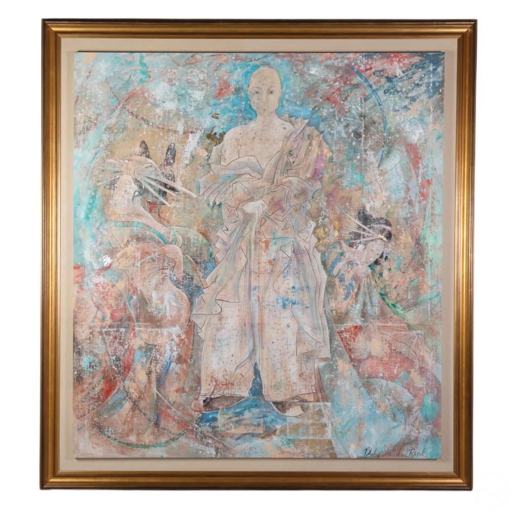 Philip Standish Reed 1927-2000 Abstract Painting sold by Hill Auction Gallery, lot 11 — auction record photograph