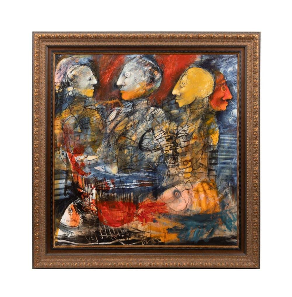 Vicente Dopico Lerner comparable auction result: vicente dopico lerner sea gypsies 2010 acrylic