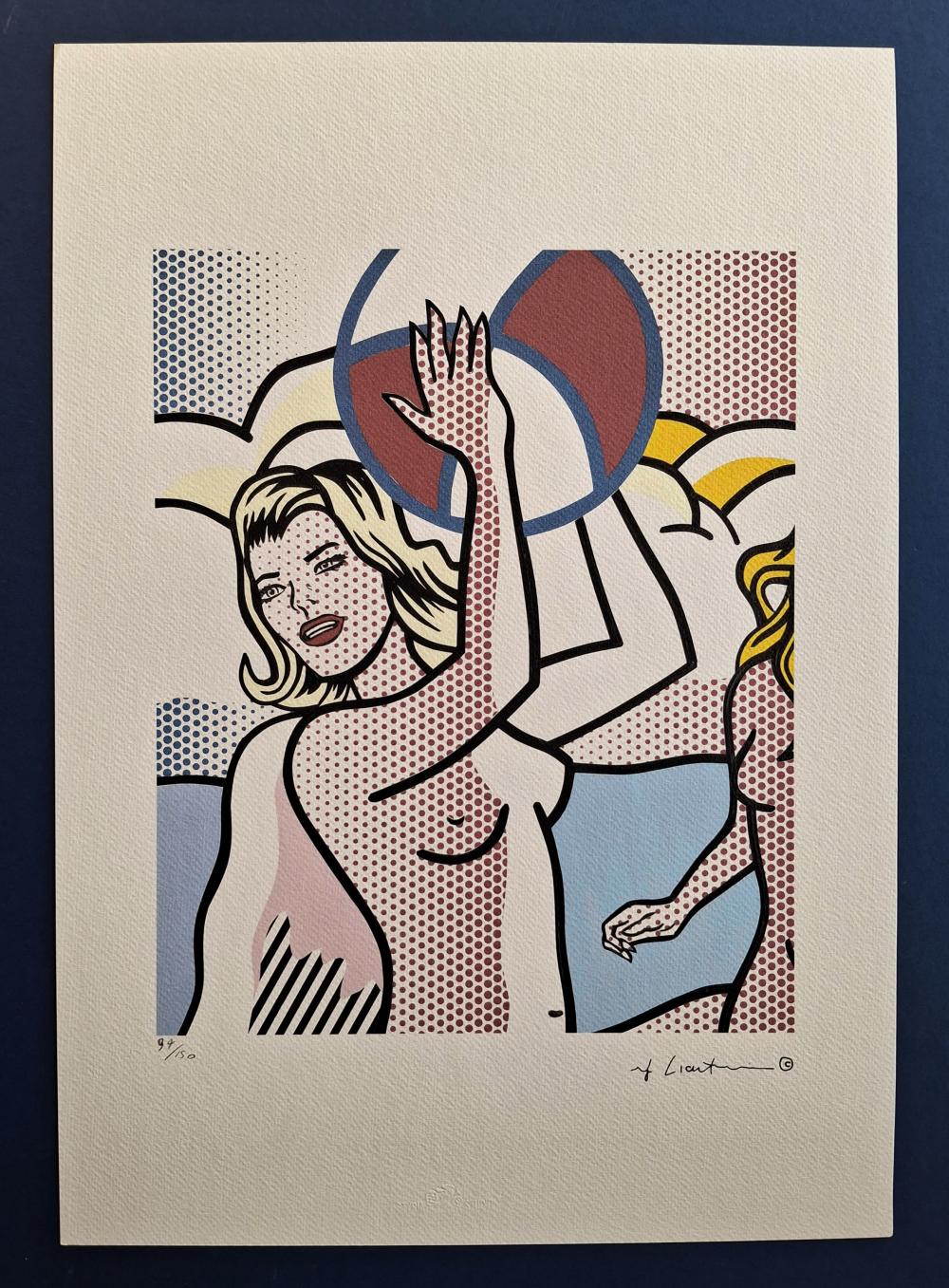 ROY LICHTENSTEIN, ORIGINAL LITHOGRAPH LIMITED EDITION sold by Novartia, lot 319 — auction record photograph