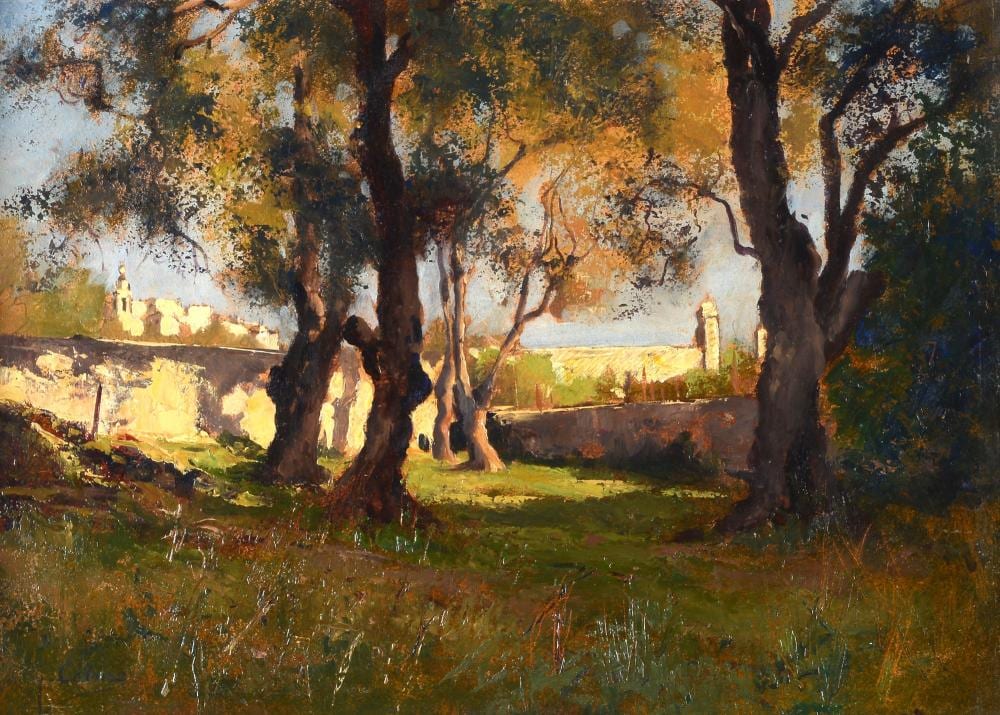 Giovanni Colmo comparable auction result: giovanni colmo torino 1867 1947 paesaggio biellese