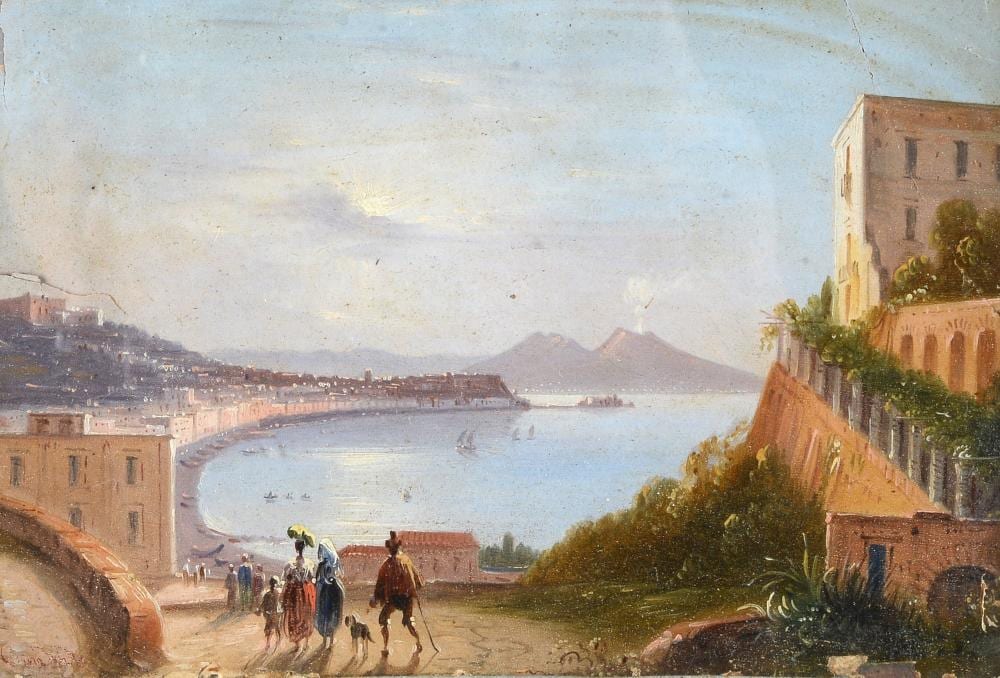 Franz Ludwig Catel comparable auction result: franz ludwig catel berlino 1778 roma 1856 golfo di napoli