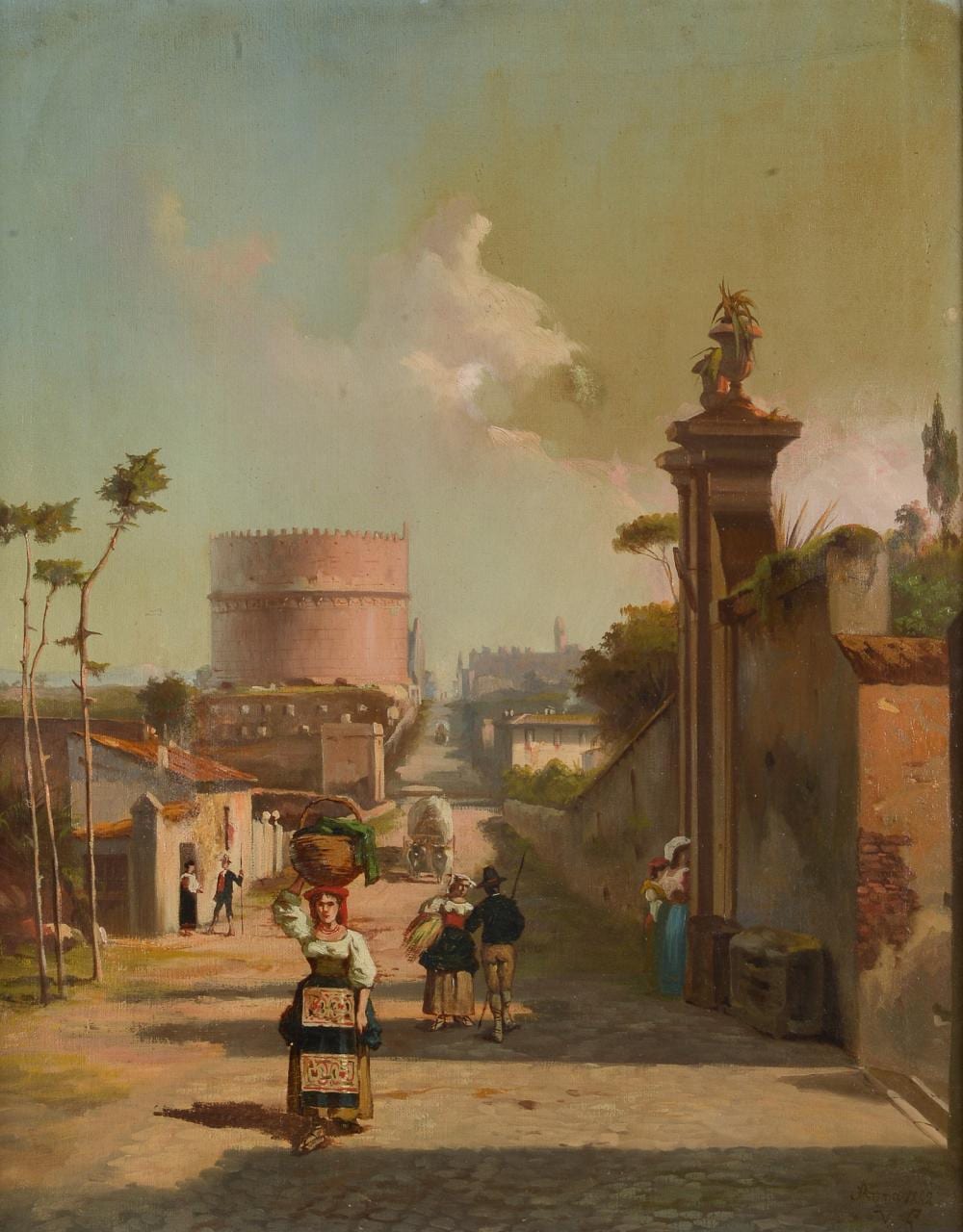 Vincenzo Giovannini comparable auction result: vincenzo giovannini todi 1817 roma 1903 strada di roma 1882