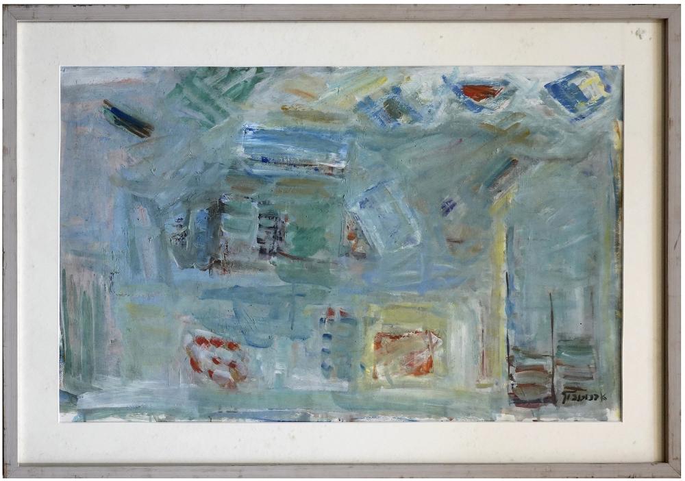 Pinchas Abramovich comparable auction result: pinchas abramovich israeli lithuanian 1909 1986