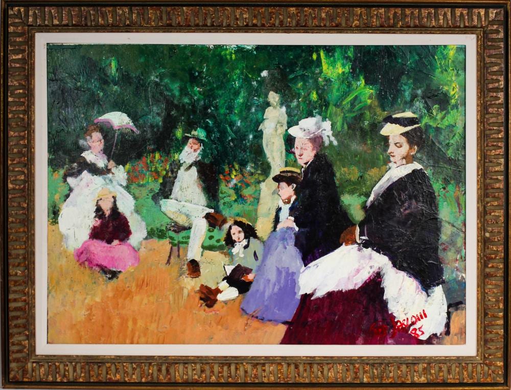 ted jaslow american 1934 2015 the second sunday in june painting · Hoch LTD. · 2025-02-16 Ted Jaslow comparable auction result: ted jaslow american 1934 2015 the second sunday in june painting