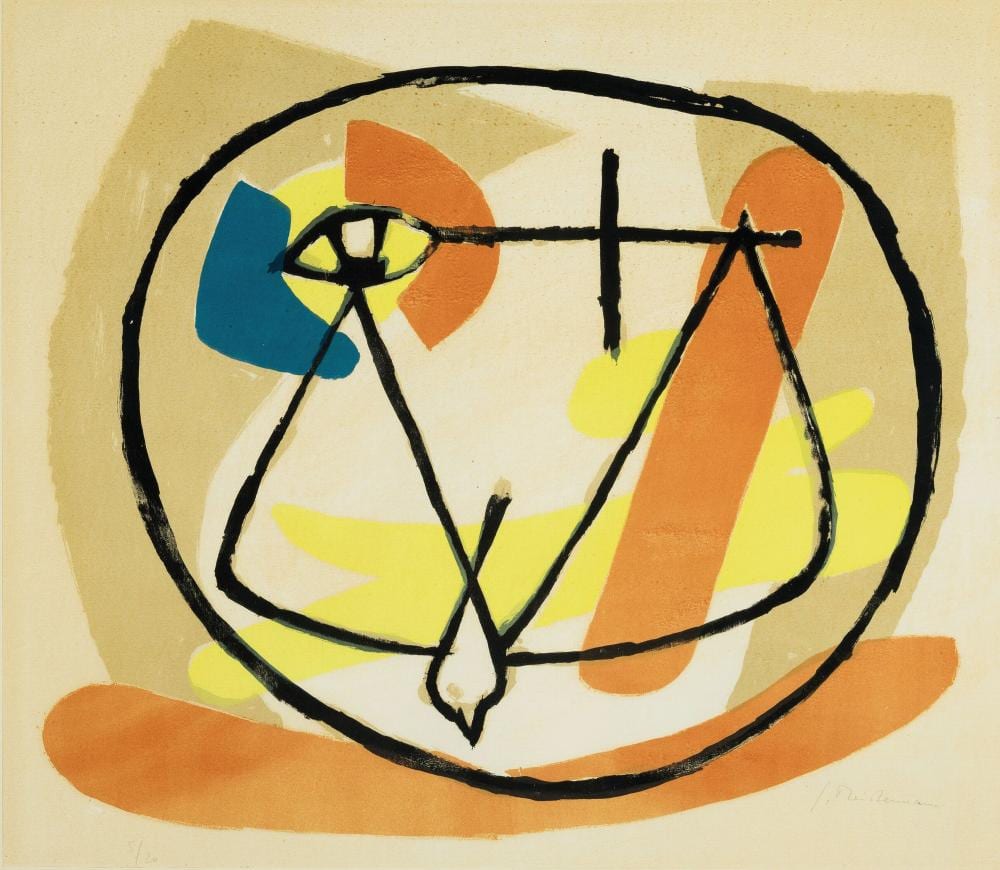 Georg Meistermann comparable auction result: georg meistermann 1911 solingen 1990 cologne color
