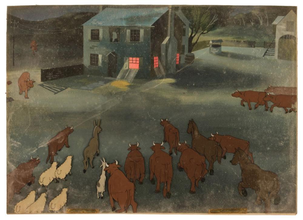 Harold Whitaker (1920-2013). A large archive of original animation artwork, 1950s-80s sold by Dominic Winter Auctions, lot 120 — auction record photograph