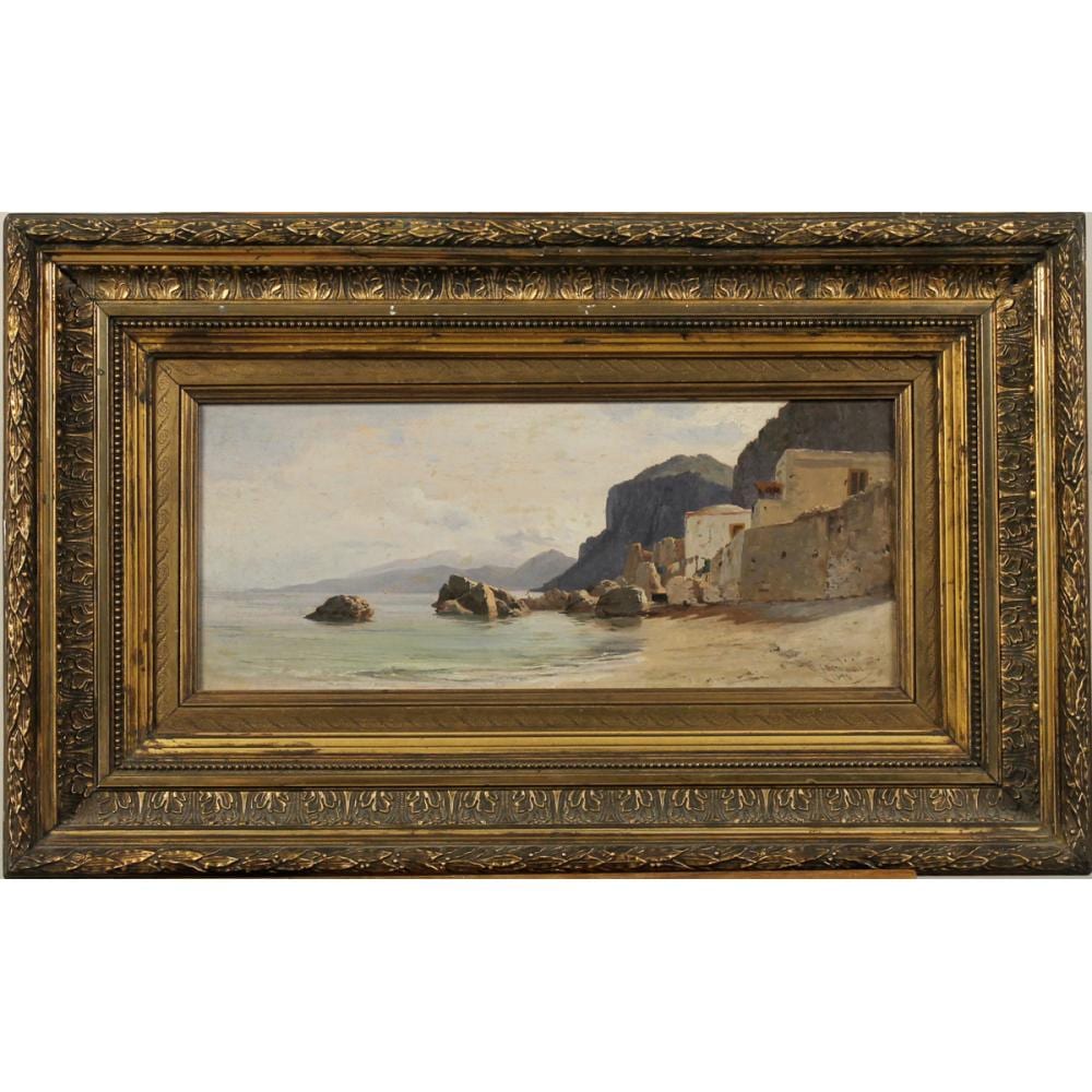 Andrea Cherubini comparable auction result: andrea cherubini 1833 1905 costiera campana