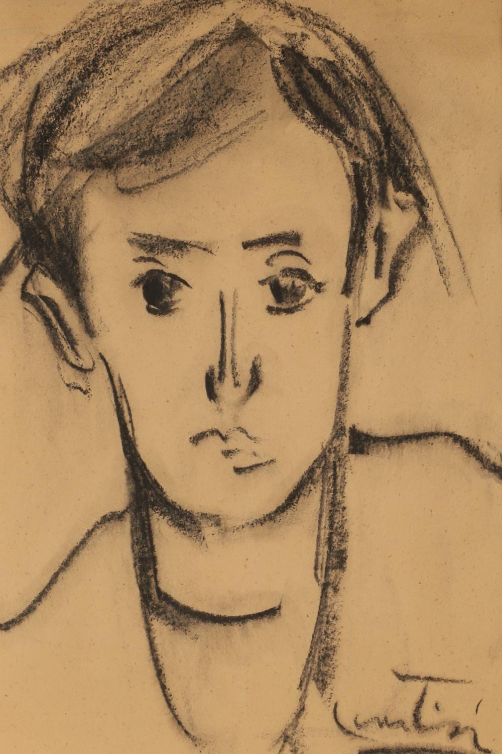 Roger Cantin comparable auction result: roger cantin canadian b 1930 charcoal sketch
