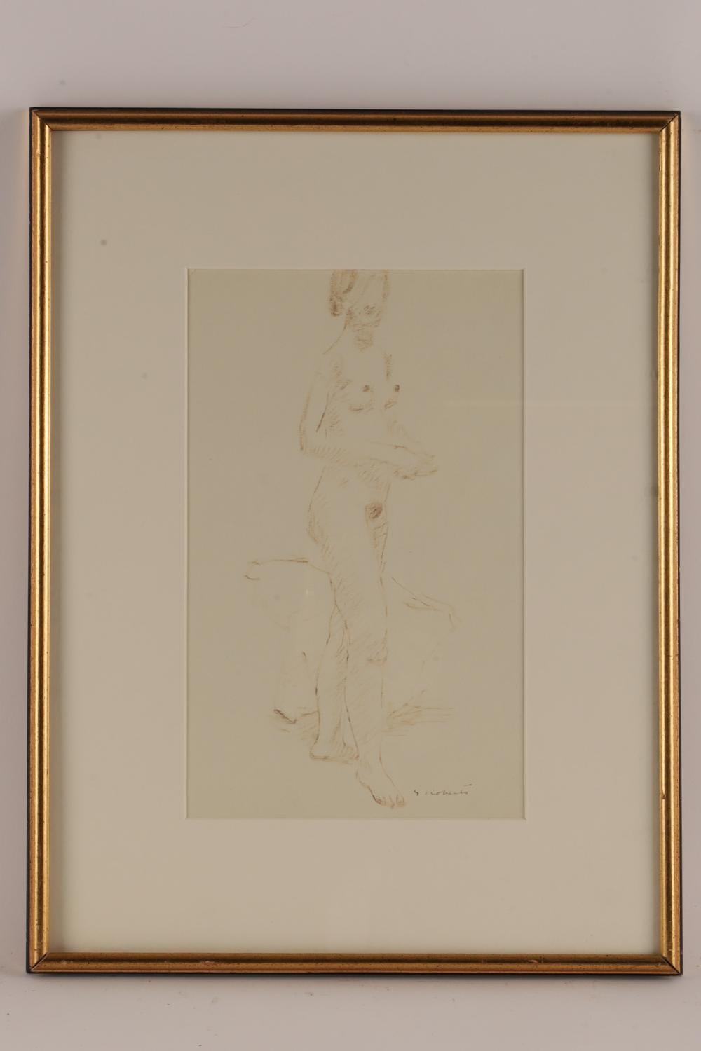 Goodridge Roberts comparable auction result: william goodridge roberts 1904 1974 nude drawing