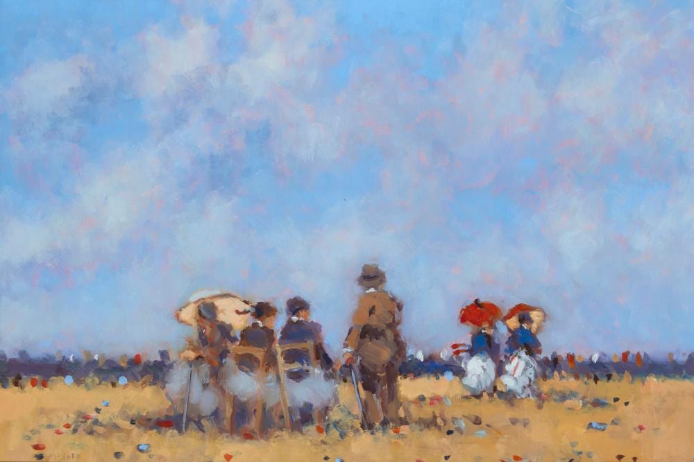 Frederick McDuff comparable auction result: frederick mcduff 1931 2011 red parasols brittany