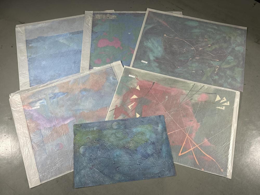 Anthony Louis Popcheff comparable auction result: anthony louis popcheff indianapolis 1954 2003 collection of 6 abstract works on paper 23 1 2 h x 30 w one