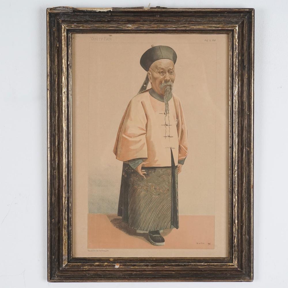 spy vanity fair chromolithograph of chinese diplomat · Lion and Unicorn · 2025-02-13 Leslie (1851) Ward comparable auction result: spy vanity fair chromolithograph of chinese diplomat