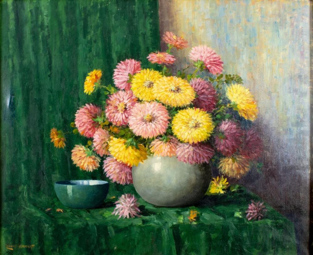 Leonard Woodruff comparable auction result: leonard woodruff ok ca ks 1880 1965 oil painting