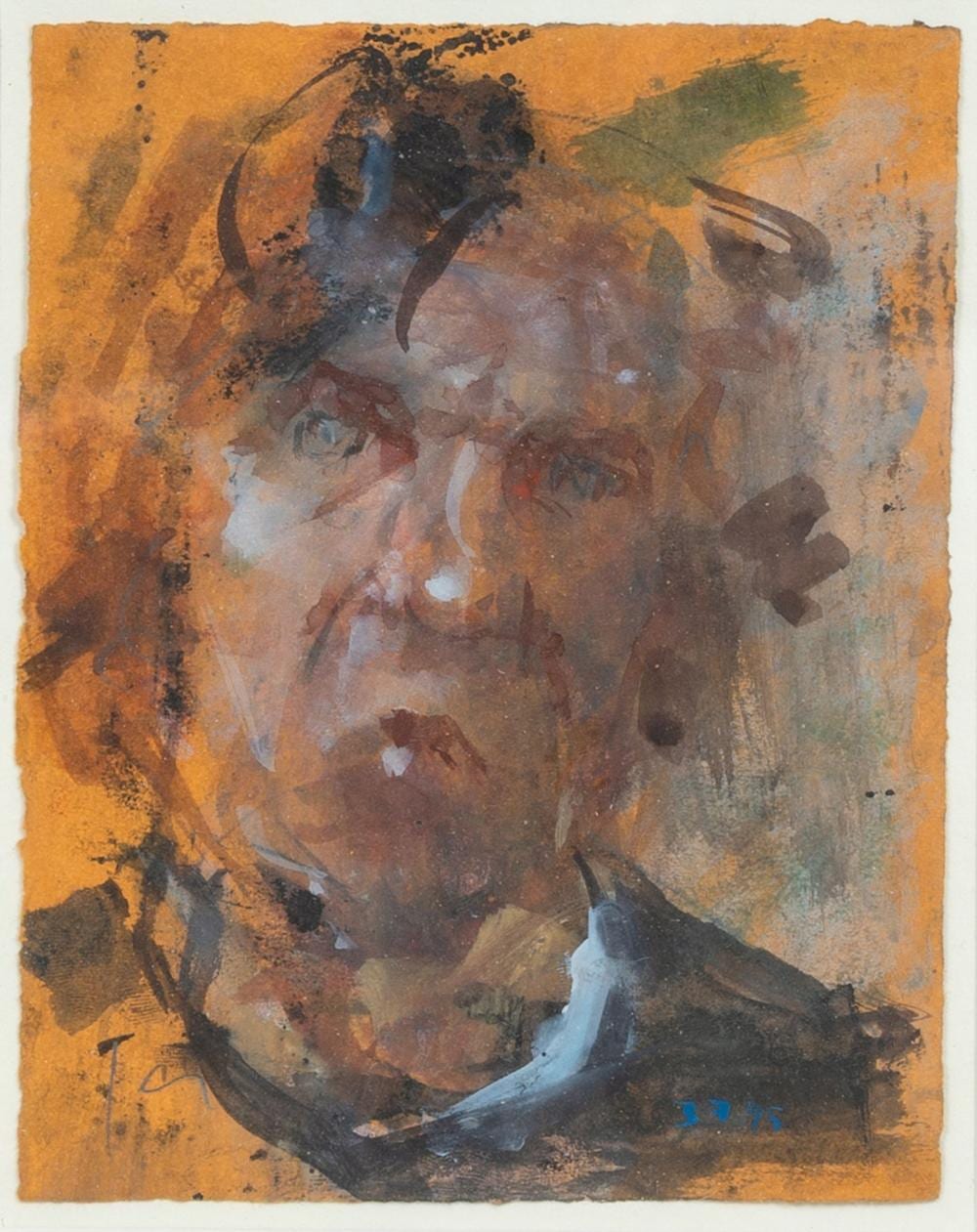 Friedel Anderson comparable auction result: friedel anderson oberhausen 1954 self portrait 3 7 95