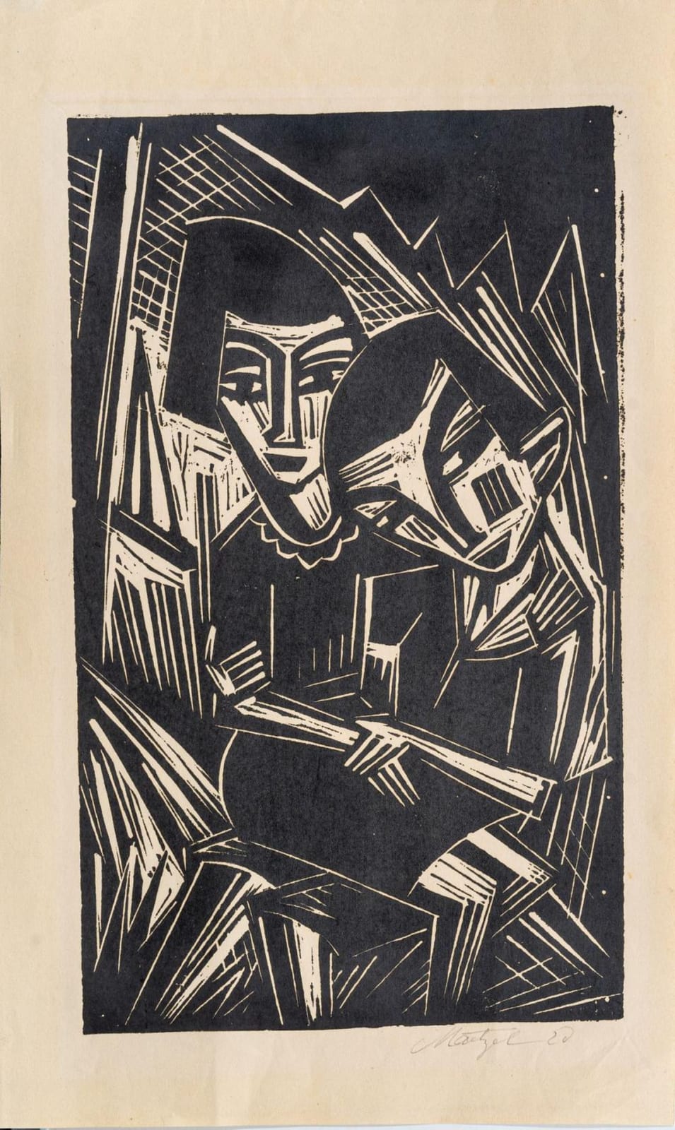 Emil Maetzel comparable auction result: emil maetzel cuxhaven 1877 hamburg 1955 couple