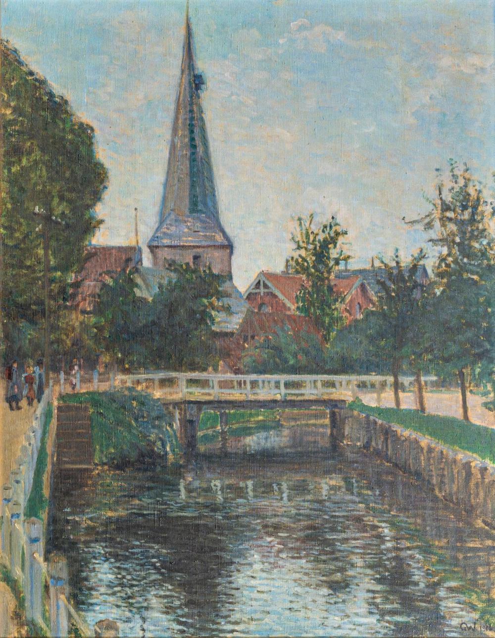 Margarete Wohlwill comparable auction result: gretchen wohlwill hamburg 1878 hamburg 1962 church in borstel
