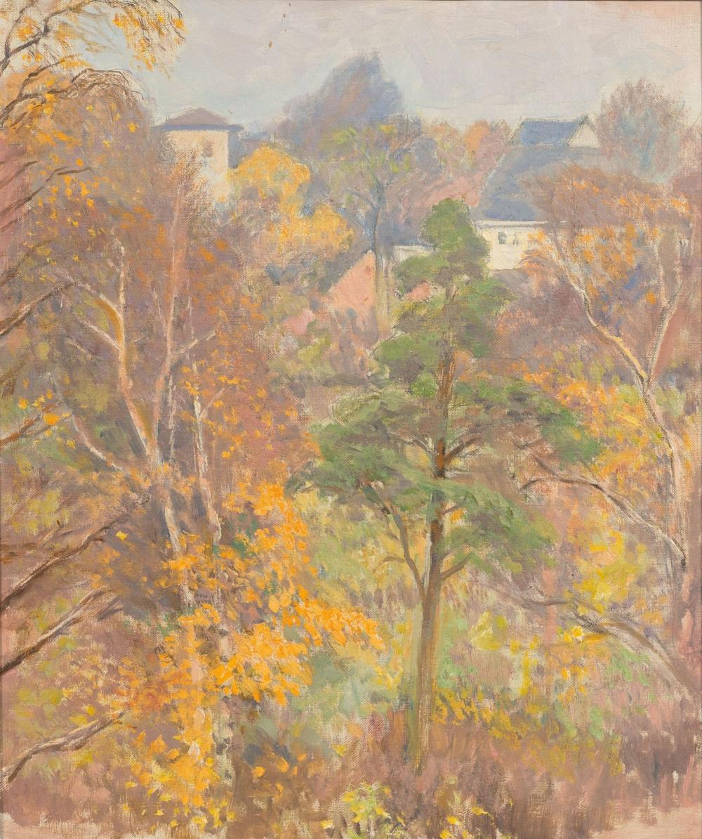 Paul Kayser comparable auction result: paul kayser hamburg 1869 donaueschingen 1942 autumnal trees in blankenese