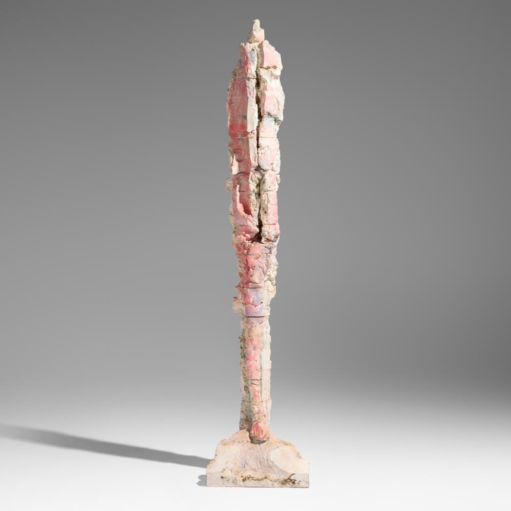 Stephen DeStaebler comparable auction result: stephen de staebler figure column xxii