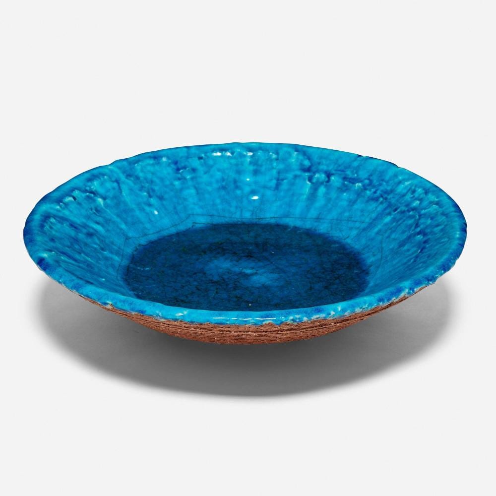 Glen Lukens comparable auction result: glen lukens bowl