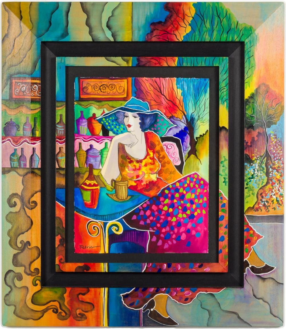 patricia govezensky israeli b 1961 seated woman w c · Everard Auctions and Appraisals · 2025-02-26 Patricia Govenzensky comparable auction result: patricia govezensky israeli b 1961 seated woman w c