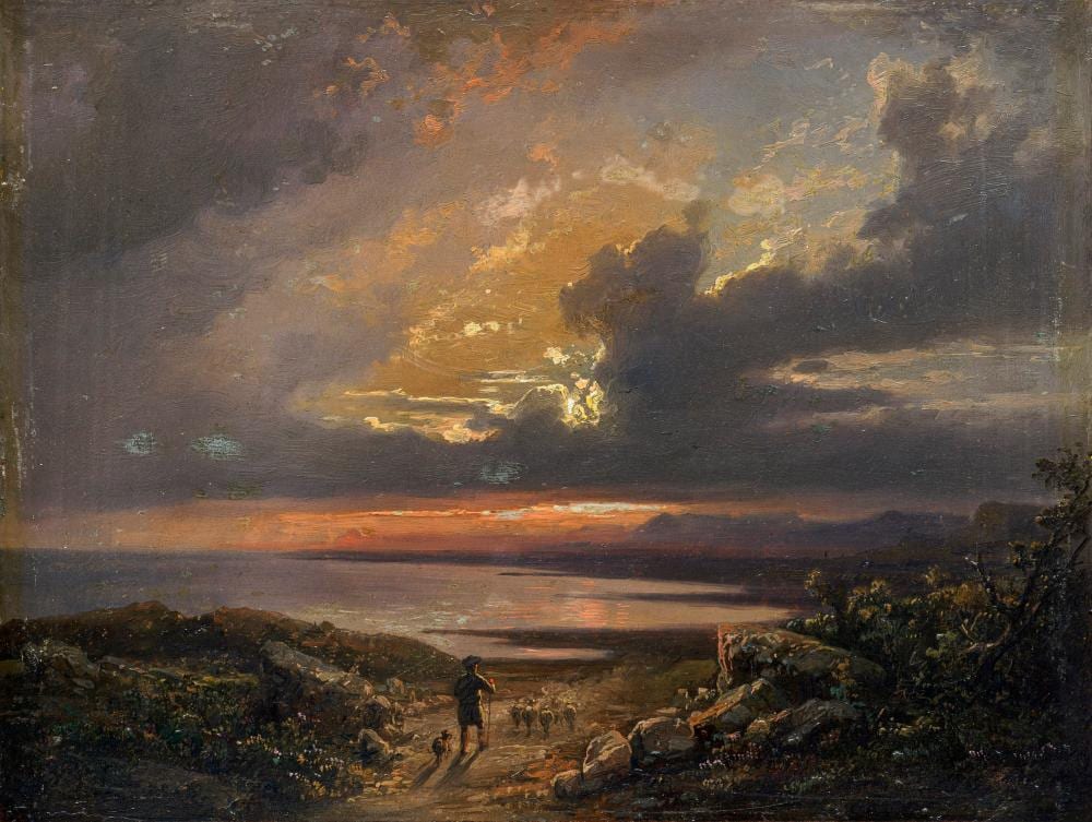 carl robert kummer abend an der schottischen k ste 1855 · Schmidt Kunstauktionen Dresden OHG · 2025-03-08 Robert Kummer comparable auction result: carl robert kummer abend an der schottischen k ste 1855