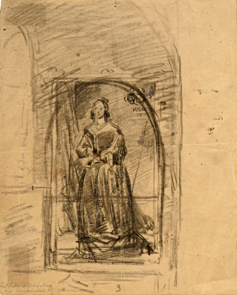 Ferdinand von Rayski comparable auction result: ferdinand von rayski ida von sch nberg 1841