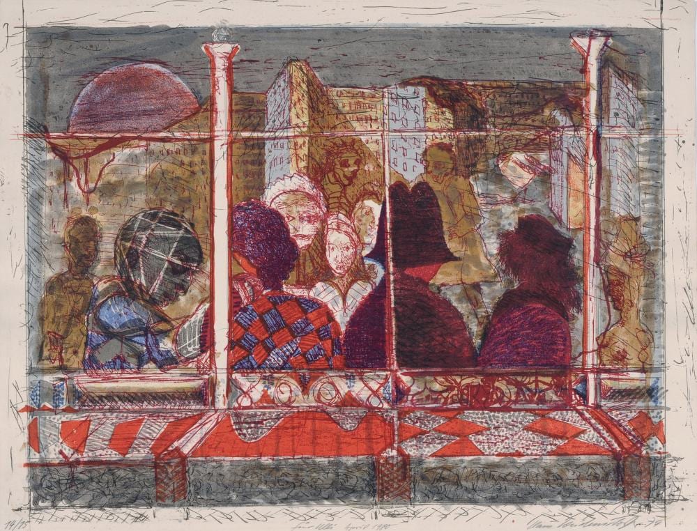 Claus Weidensdorfer comparable auction result: claus weidensdorfer blick durch ein fenster 1979