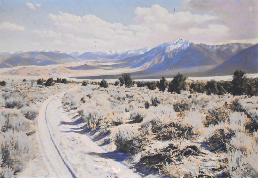 stephen willard american 1894 1966 the mesa road oil over photograph on masonite signed lower right stephen willard 15 x 22 · Nadeau's Auction Gallery · 2025-02-22 Stephen Willard comparable auction result: stephen willard american 1894 1966 the mesa road oil over photograph on masonite signed lower right stephen willard 15 x 22