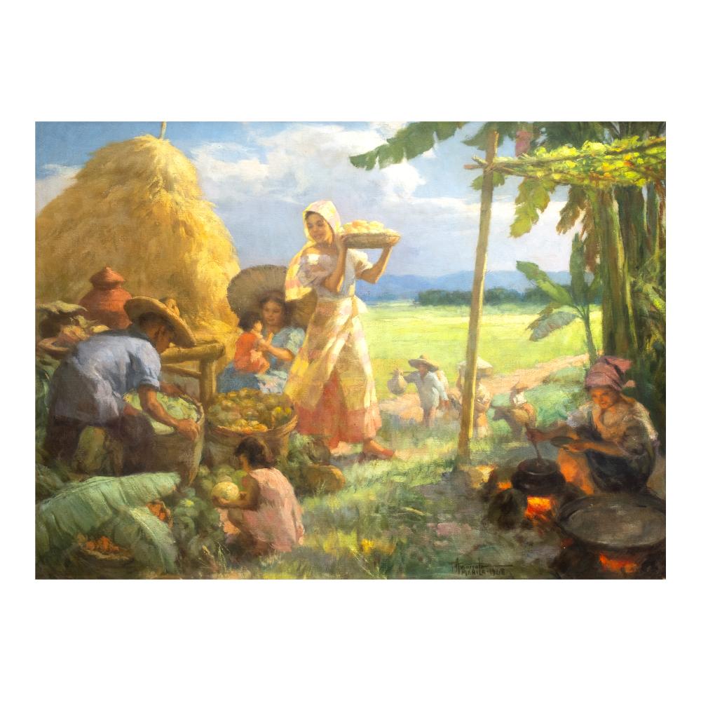 Fernando Amorsolo (1892 - 1972) - Harvest Season comparable sale