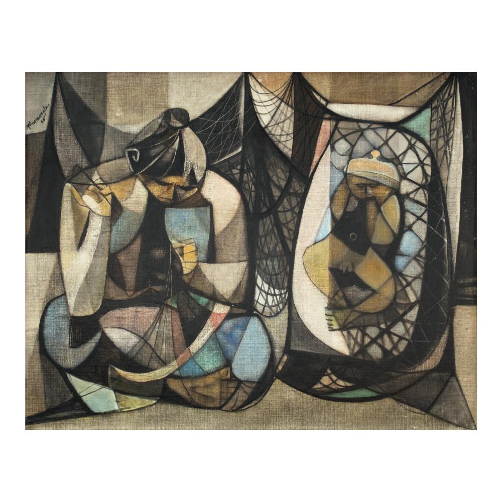 Vicente Manansala (1910 - 1981) - Mother and Child comparable sale