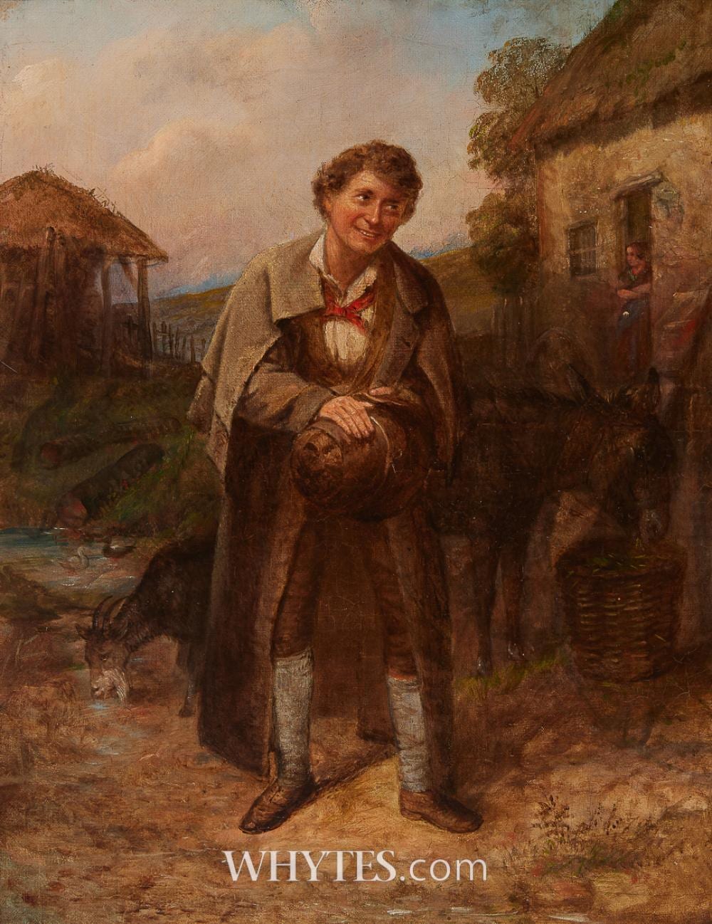 Charles Henry Cook comparable auction result: charles henry cook 1830 1906 travelling man j harney