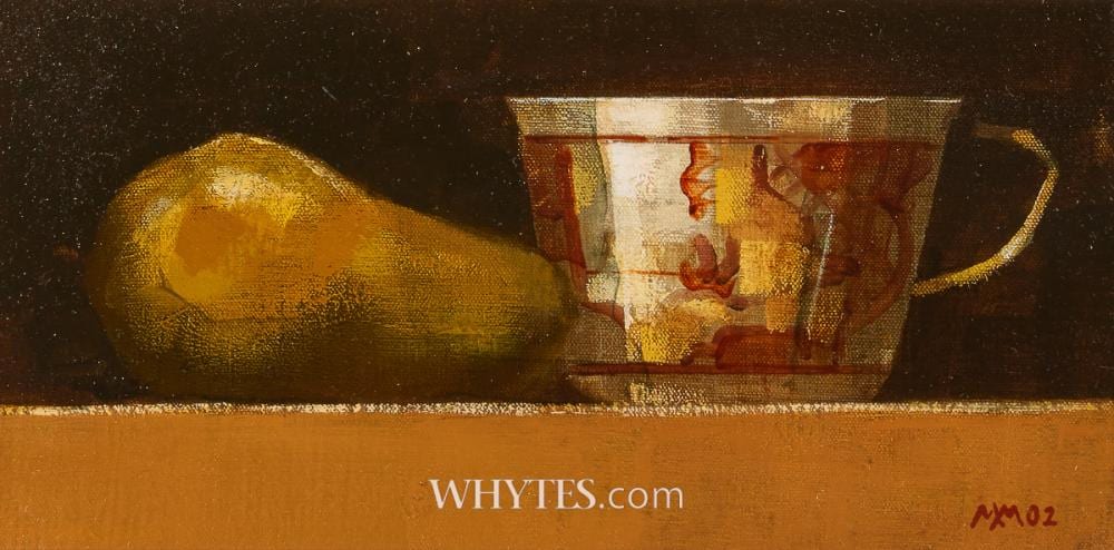 Martin Mooney comparable auction result: martin mooney b 1960 pear and cup 2002