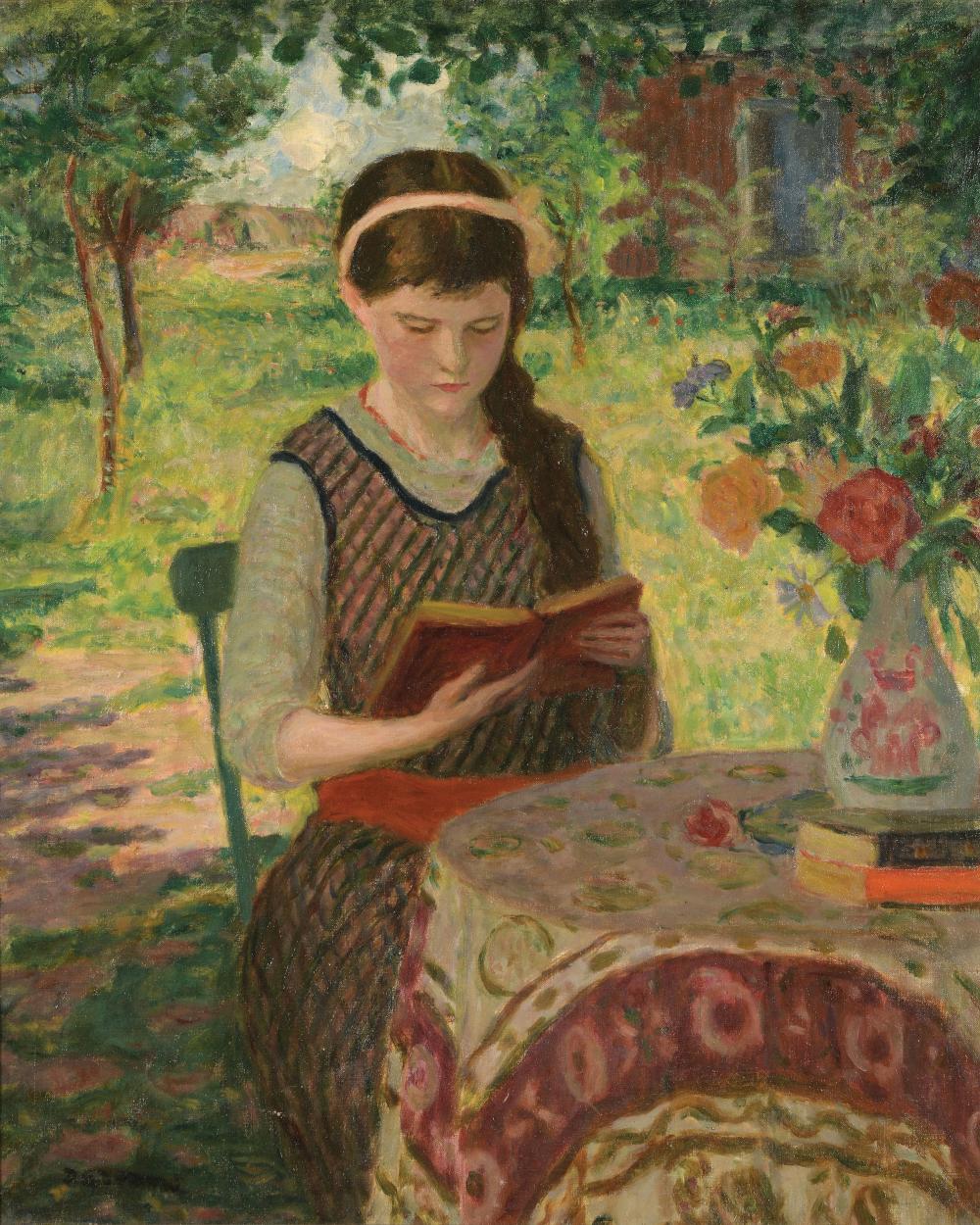 Eugène Antoine Durenne comparable auction result: eug ne antoine durenne 1860 1944 th r se lisant