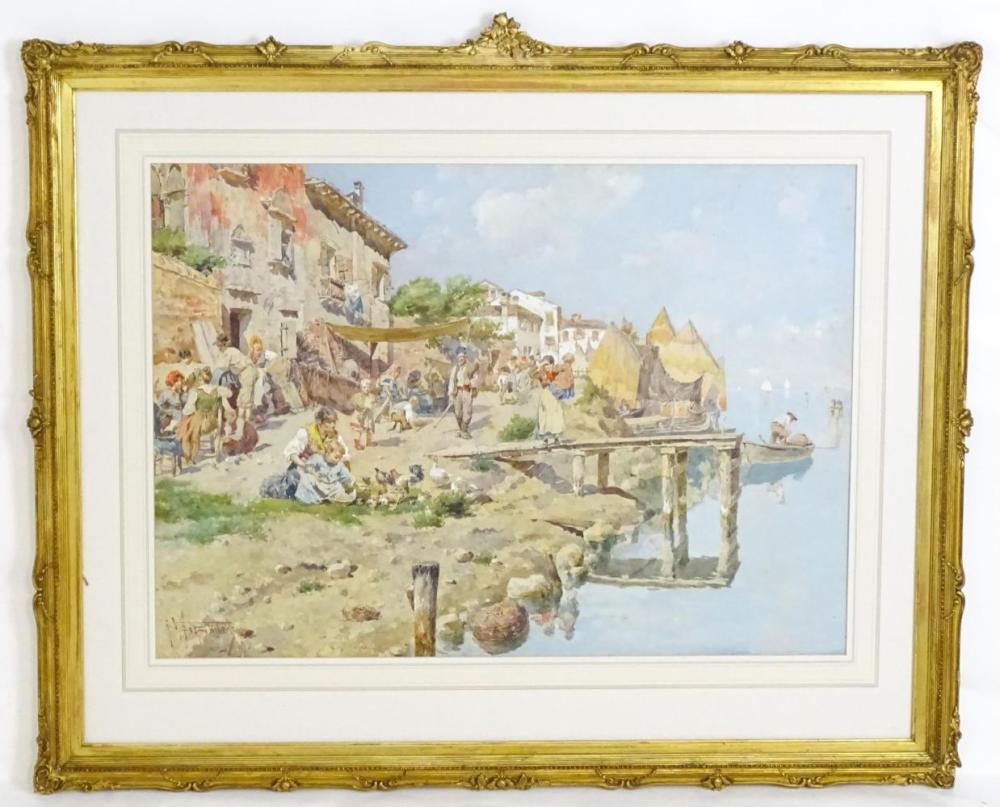 giuseppe vizzotto alberti 1862 1931 italian sch · Claydon Auctioneers · 2025-02-24 Giuseppe Vizzotto Alberti comparable auction result: giuseppe vizzotto alberti 1862 1931 italian sch