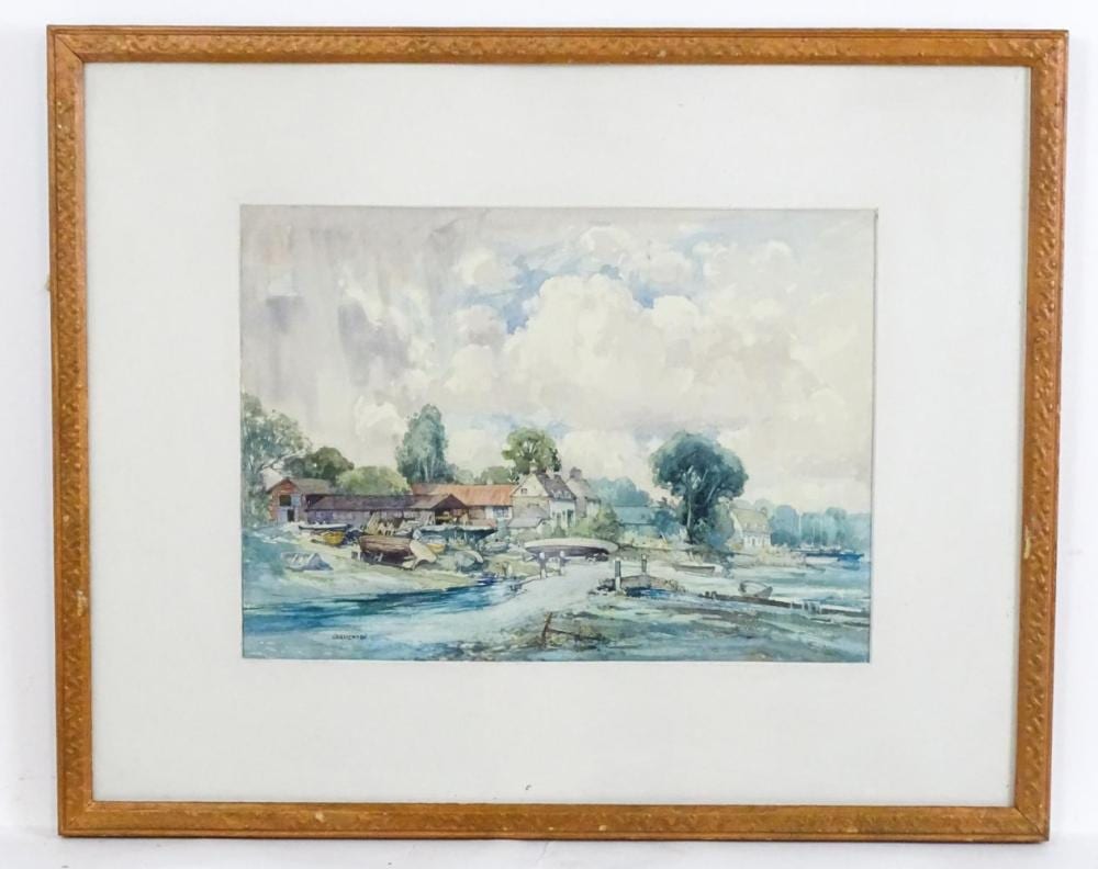 George Robert Rushton comparable auction result: george robert rushton 1869 1947 watercolour a