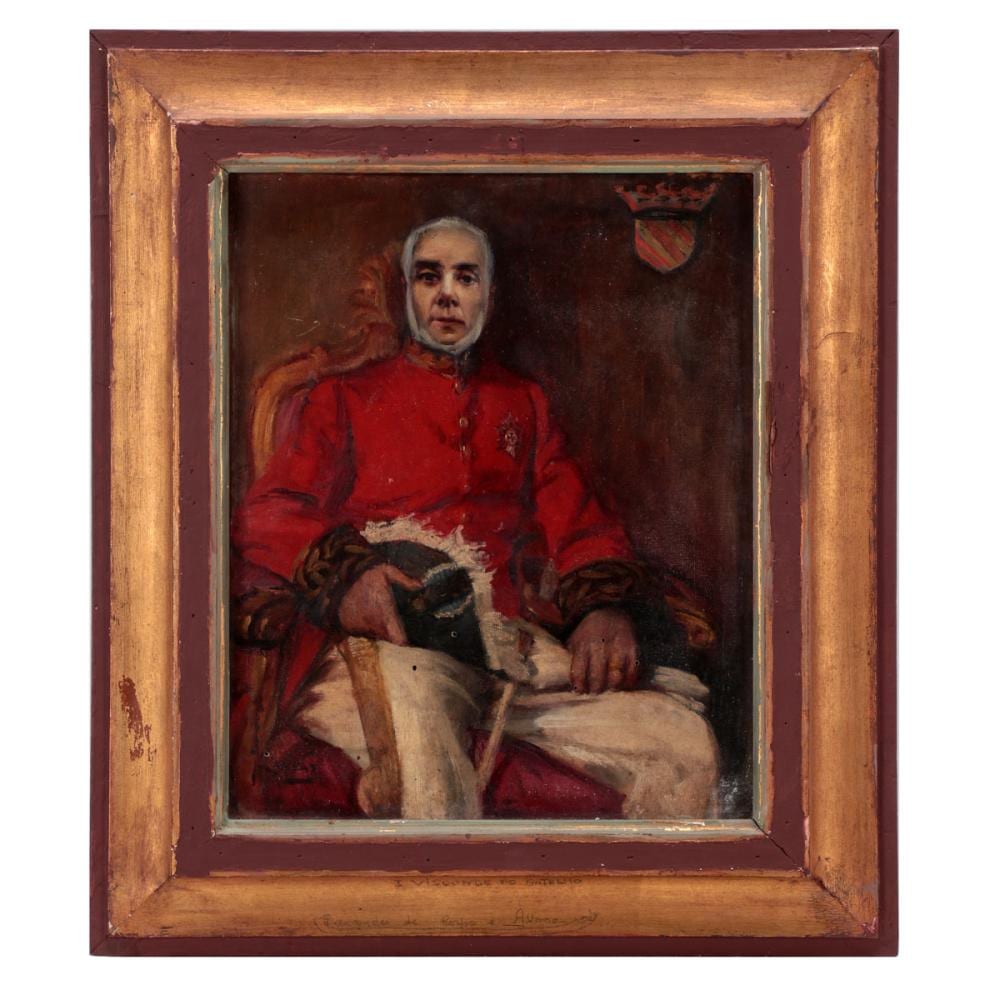 José Campas comparable auction result: jos campas 1888 1971 retrato do 1 visconde do botelho
