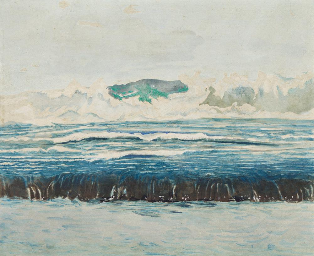 John LaFarge comparable auction result: john lafarge 1835 1910 study of reef tautira tahiti