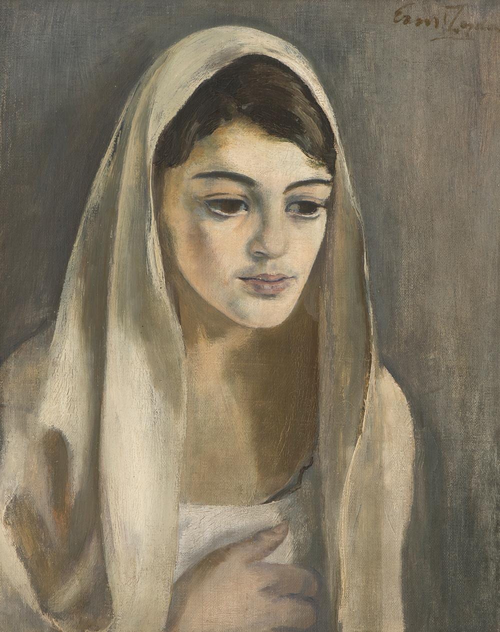 Ernst Leyden comparable auction result: ernst leyden dutch 1892 1969 portrait of a woman