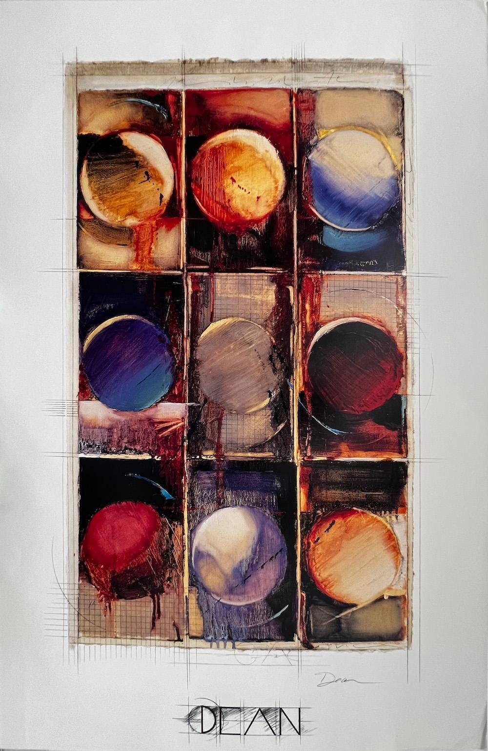 Bruce Dean comparable auction result: bruce dean abstract wall art