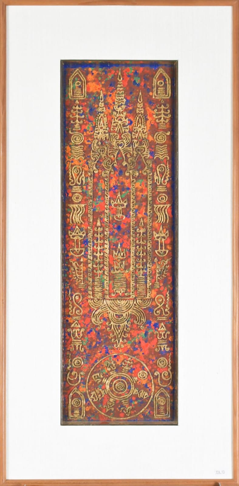 pichai nirand oil and gilt artwork · William Smith Auctions · 2025-02-26 Pinchai Nirand comparable auction result: pichai nirand oil and gilt artwork