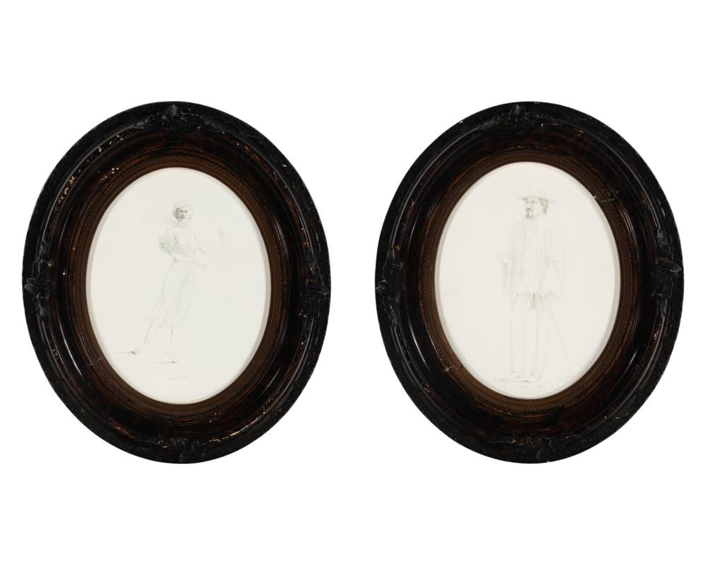 John Wilde comparable auction result: john wilde american 1919 2006 william and joyce wartmann edgerton wisconsin two works in original frames 1981
