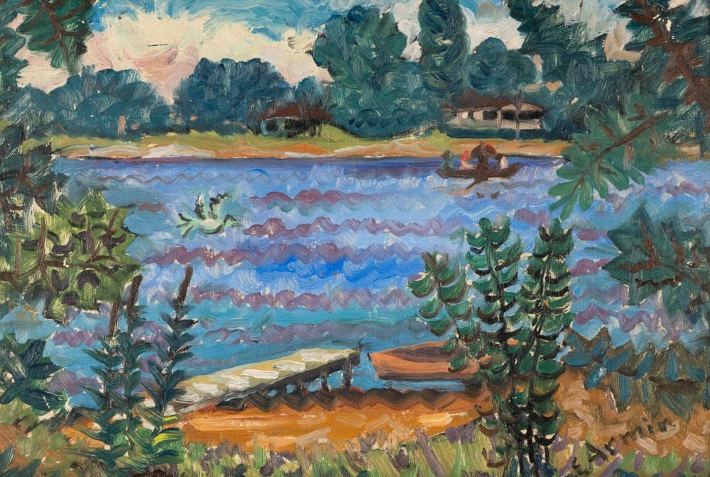 emil armin american 1883 1972 wood lake 1924 · Freeman’s | Hindman · 2025-03-05 Emil Armin comparable auction result: emil armin american 1883 1972 wood lake 1924