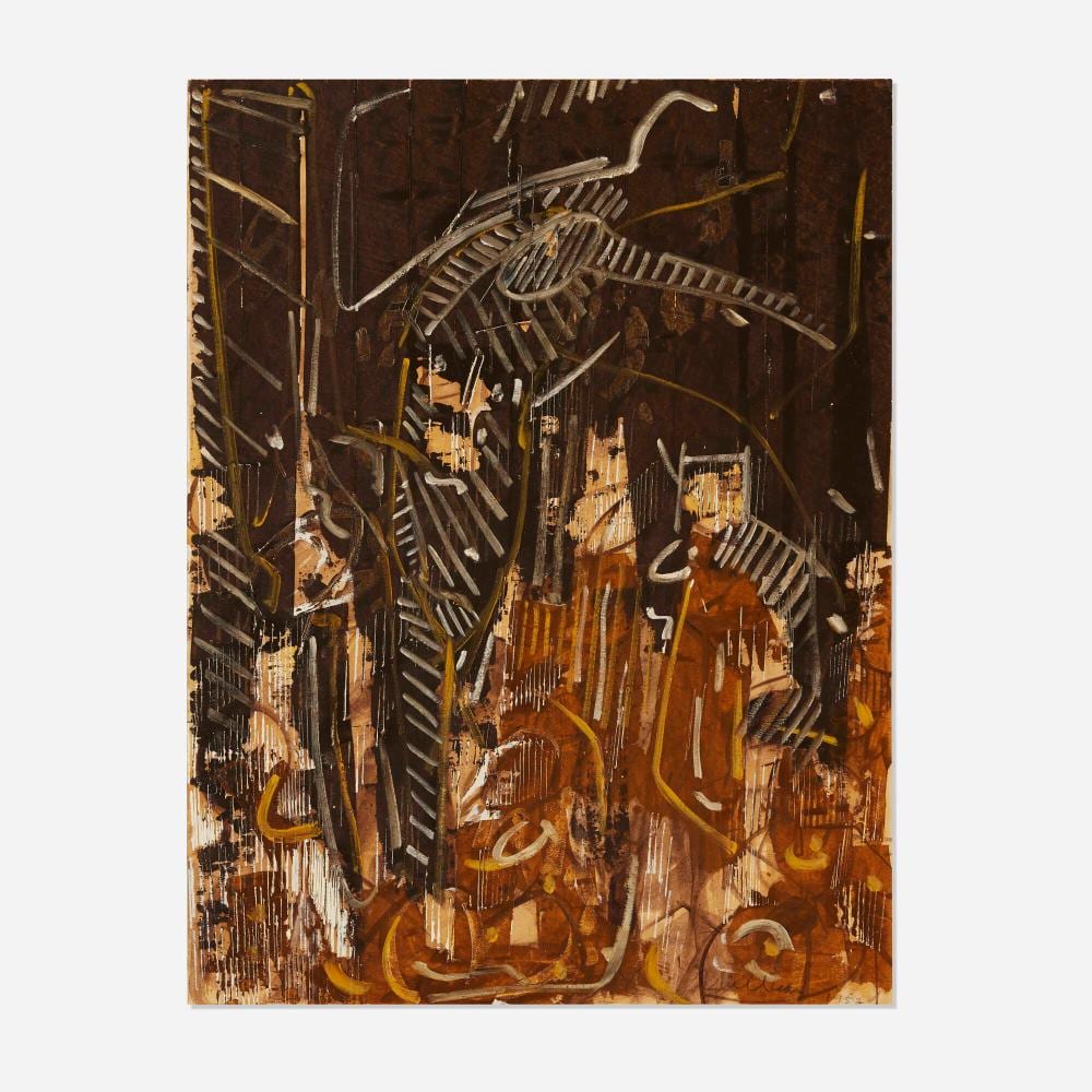 lee mullican untitled · Los Angeles Modern Auctions · 2025-02-25 Lee Mullican comparable auction result: lee mullican untitled