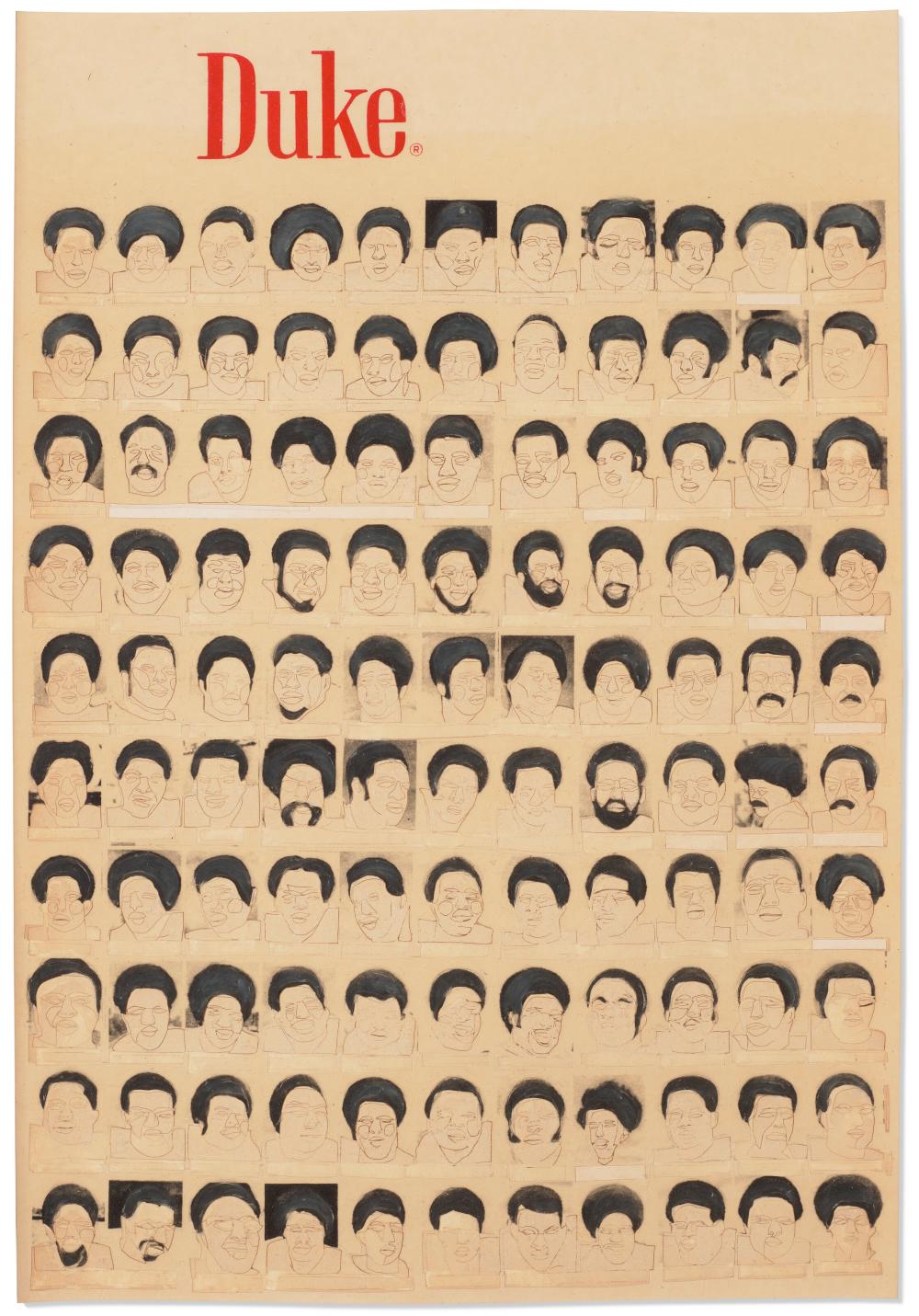 ellen gallagher b 1965 duke sheet 14 5 8 x 10 in 372 x 254 mm · Christie's · 2025-02-26 Ellen Gallagher comparable auction result: ellen gallagher b 1965 duke sheet 14 5 8 x 10 in 372 x 254 mm