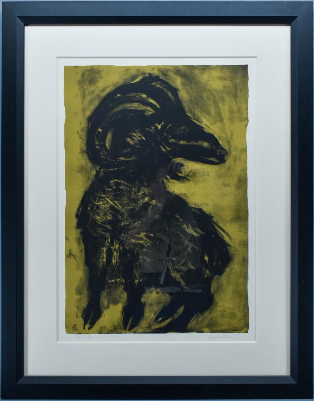 signed limited edition woodblock print of ram by eugene larkin · Loon Estates · 2025-03-04 Eugene Larkin comparable auction result: signed limited edition woodblock print of ram by eugene larkin