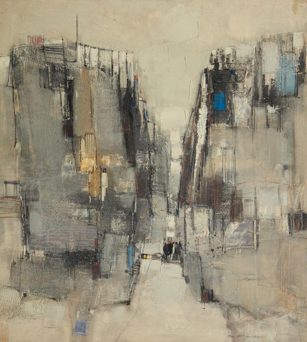 Max Gunther comparable auction result: max gunther swiss 1934 1974 tell alors oil on board 28 1 2 x 25 1 4in 72 x 65cm