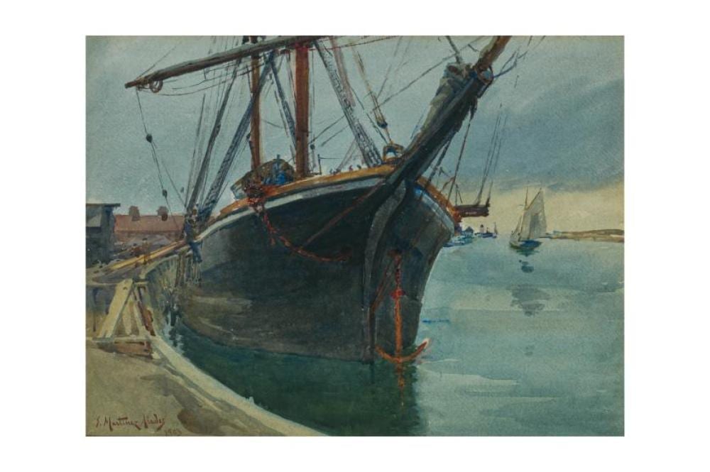 Juan Martínez Abades comparable auction result: juan mart nez abades gij n 1862 madrid 1920 puerto