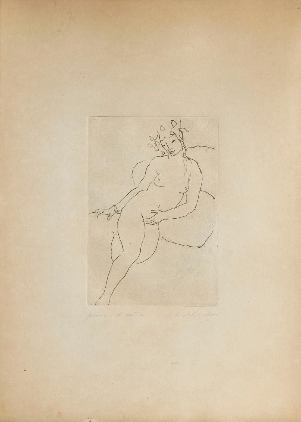 Aldo Salvadori comparable auction result: aldo salvadori untitled